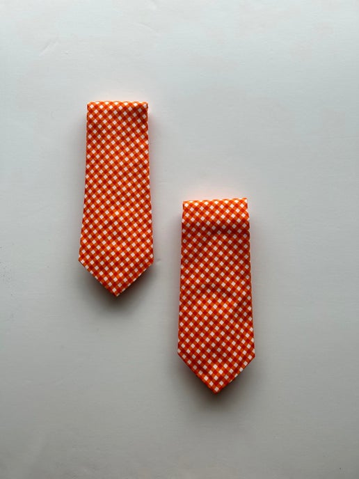 Gingham- Orange